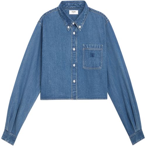 CELINE Cropped Shirt