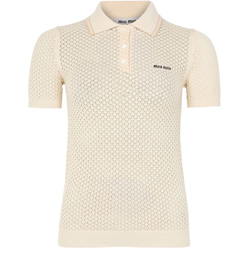 MIU MIU Polo en coton