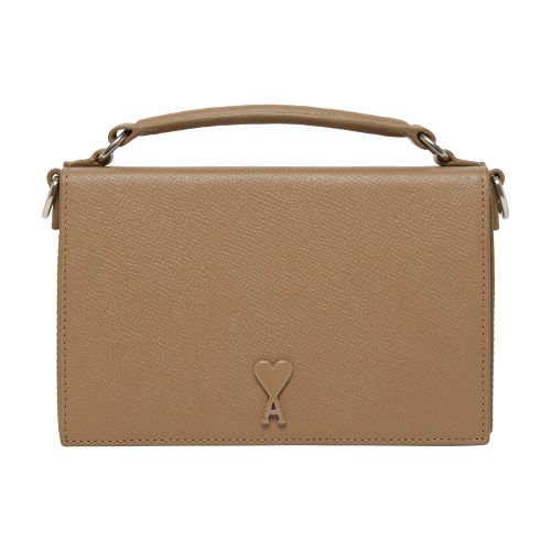 Ami Alexandre Mattiussi De Caur Lunch Box Bag In Light_taupe