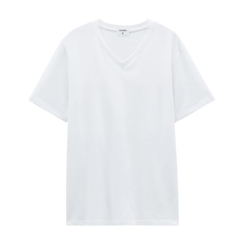 Filippa K Stretch V-neck Tee In White