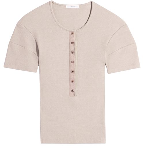LEMAIRE T-shirt ajusté Henley