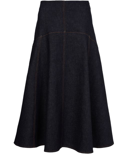 JACQUEMUS The De-Nîmes triangle skirt