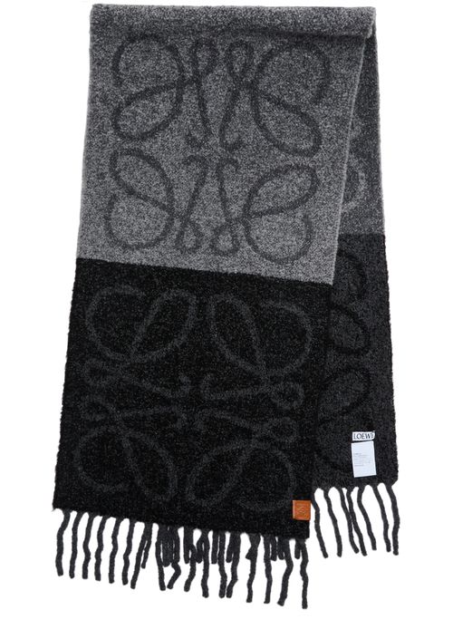 LOEWE Anagram scarf in alpaca and wool