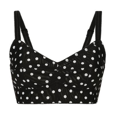 Dolce & Gabbana Crop Top In Black