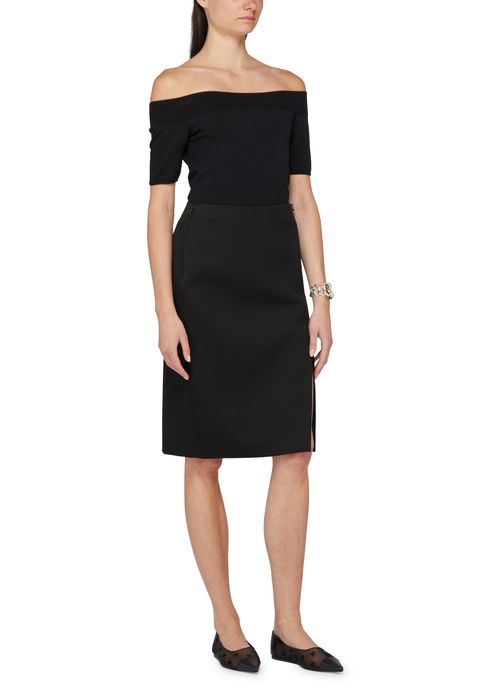 GIVENCHY Skirt in wool with 4G detail