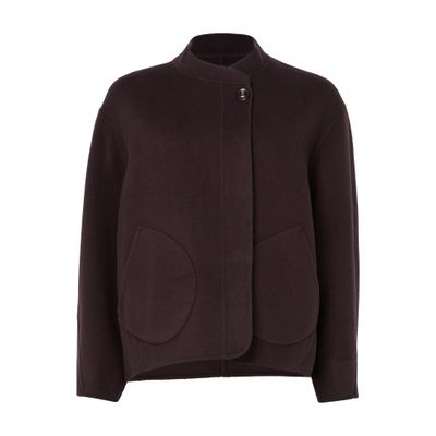 Soeur Windsor Coat In Purple