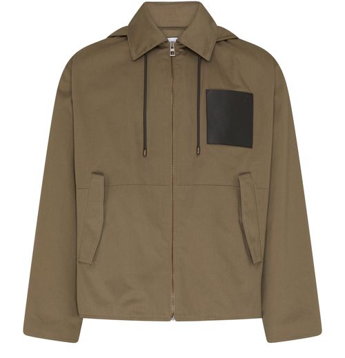 LOEWE Hooded in cotton jacket