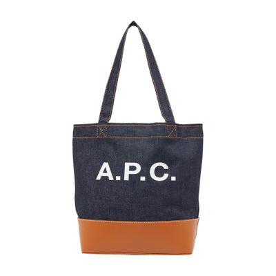 Apc Axel Small Tote Bag In Caramel