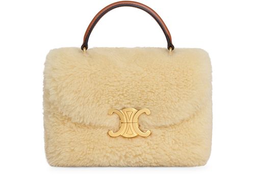 CELINE Teen Nino bag in shearling and calfskin