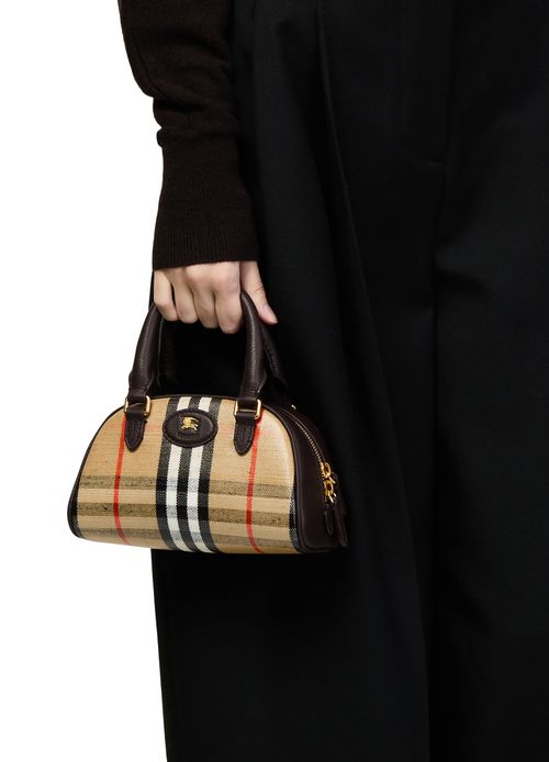 BURBERRY Mini sac bowling Highlands​