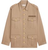 【23AW NEW】CELINE_women / SAHARIENNE カシミア ジャケット SAHARIENNE JACKET IN TECHNICAL COTTON
