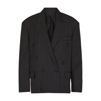 Isabel Marant Double-breasted Blazer In Black