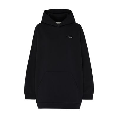 Coperni Oversize Logo-print Hoodie In Black