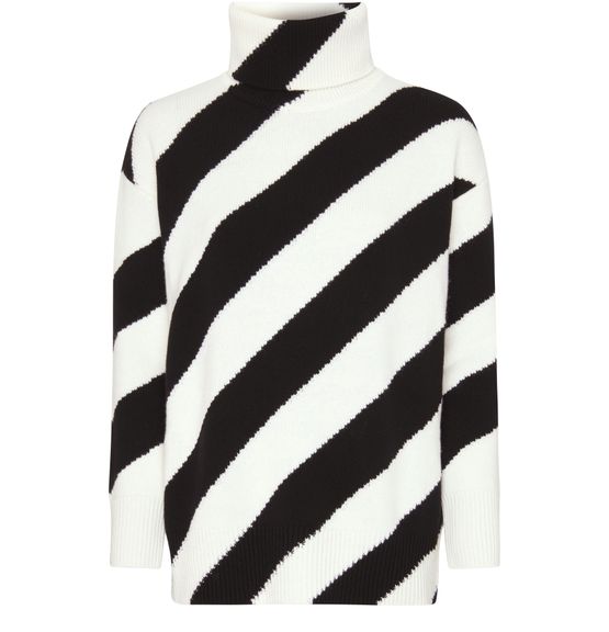 Women s Striped turtleneck sweater VALENTINO GARAVANI 24S