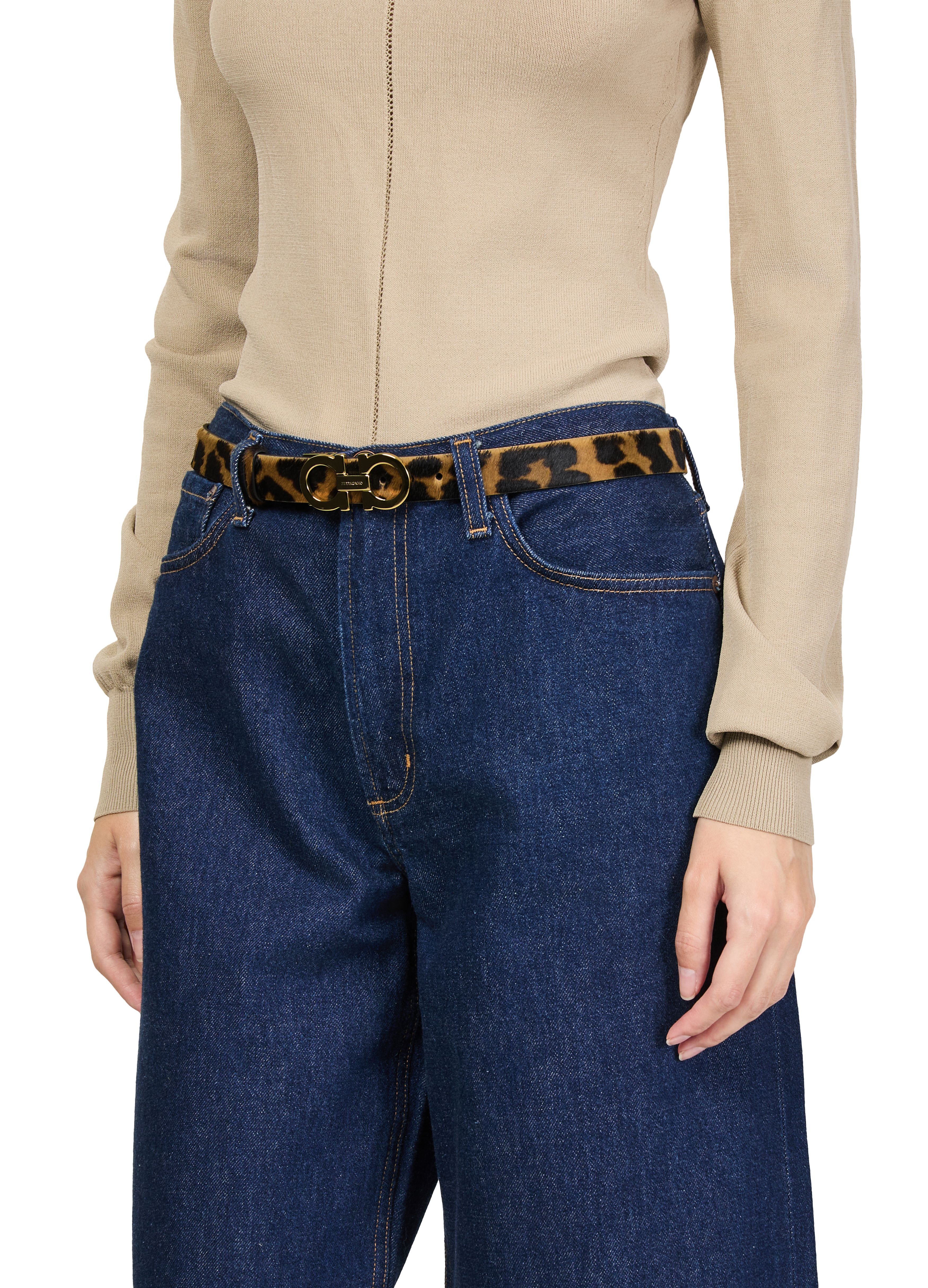 Adjustable Gancini belt thumbnail 5