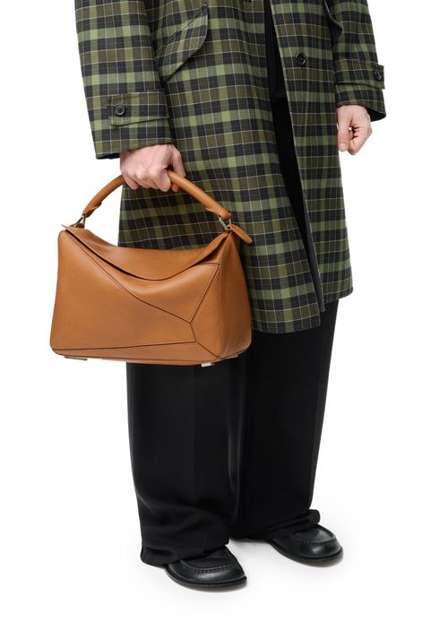 LOEWE Puzzle large grained calfskin bag