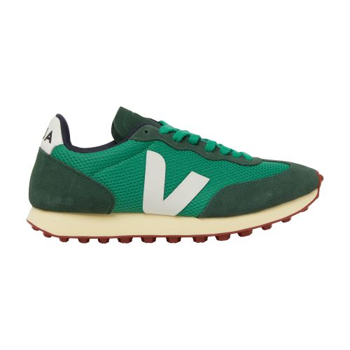 Veja Rio Branco Recycled Runner Sneakers In Emeraude_white