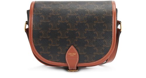 CELINE Tasche Folco Triomphe Leinen