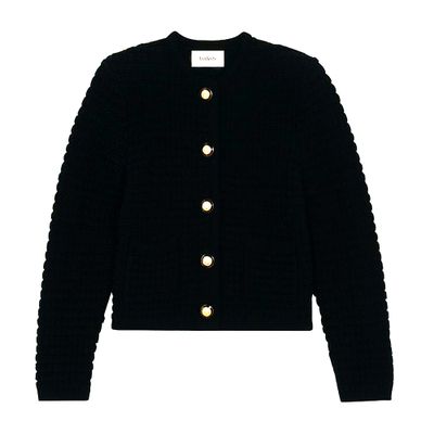 Ba&sh Gaspard Round-neck Cardigan In Black