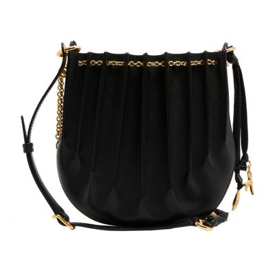 Chloé Chloe Women Black Leather Sea Treasures Crossbody Bag In Black