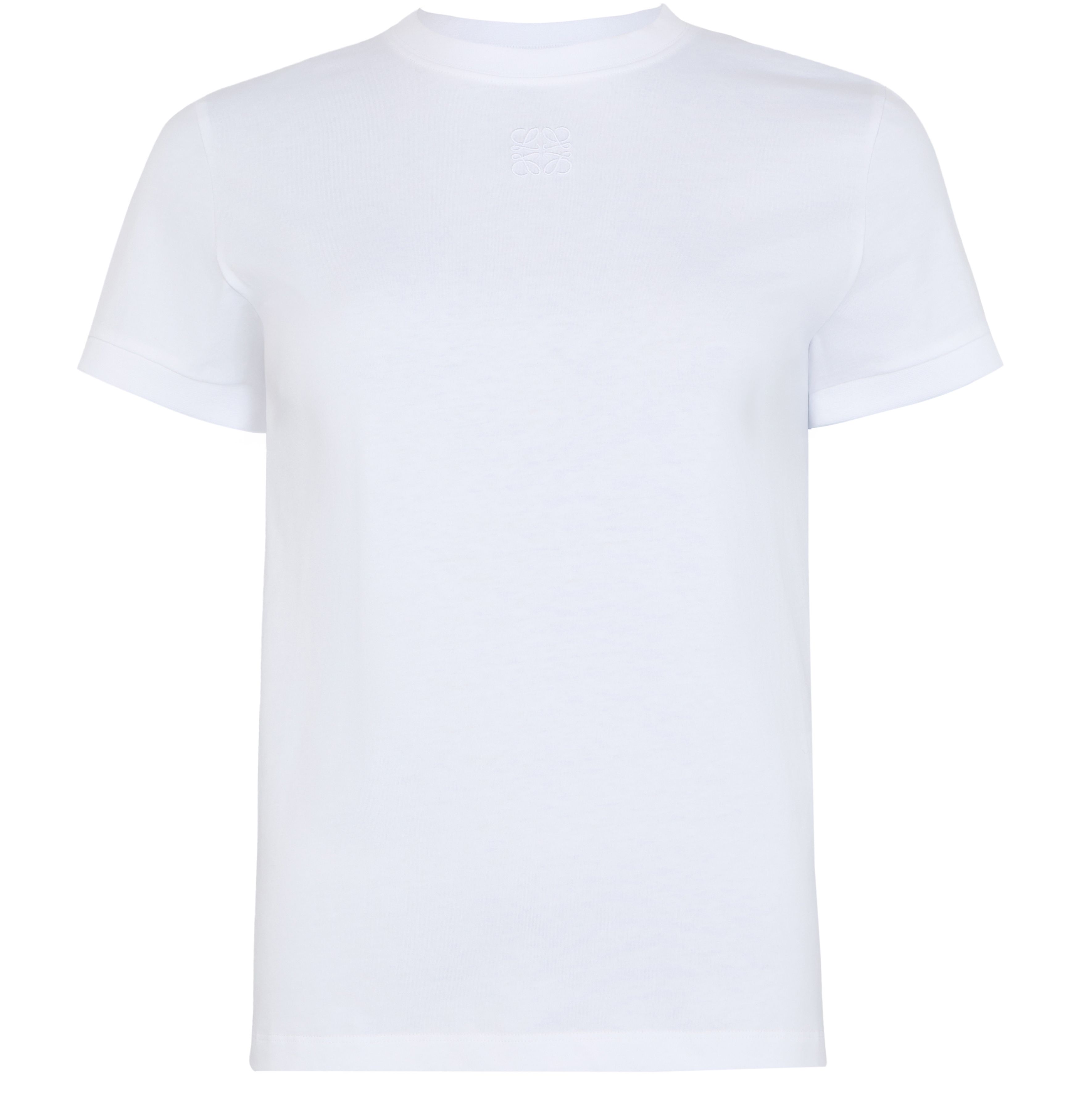 Cotton and lace t-shirt