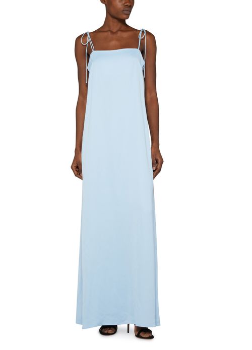 ROHE Satin maxi slip dress