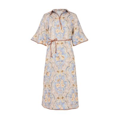 chinese dress ladies Tapestry Multi Wanderlust Plunge Midi Dress