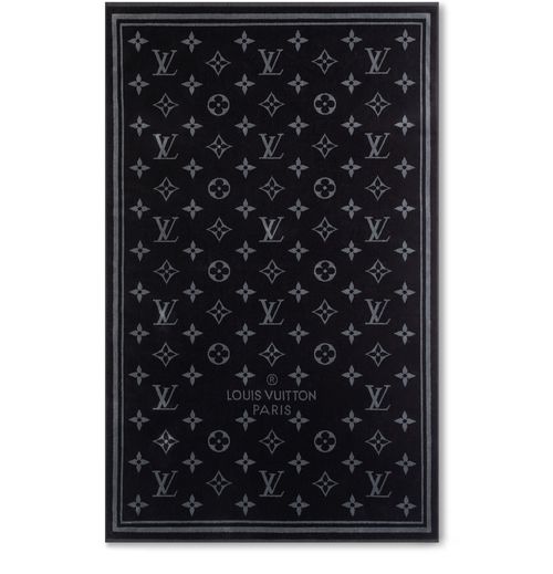 LOUIS VUITTON Monogram Eclipse Beach Towel