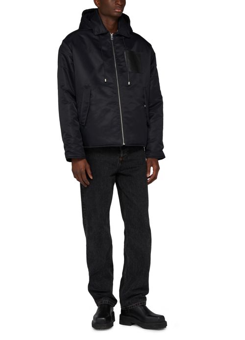 LOEWE Hooded cotton jacket