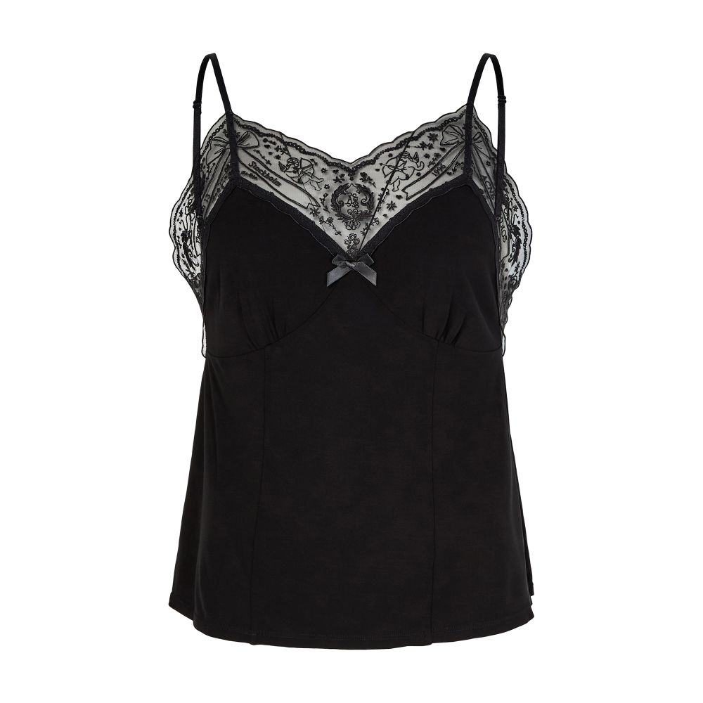 Sleeveless lace top thumbnail 7