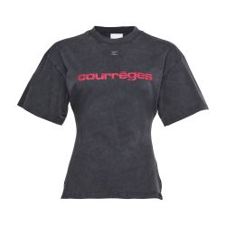 Women's Belted printed stone t-shirt | COURREGES | 24S