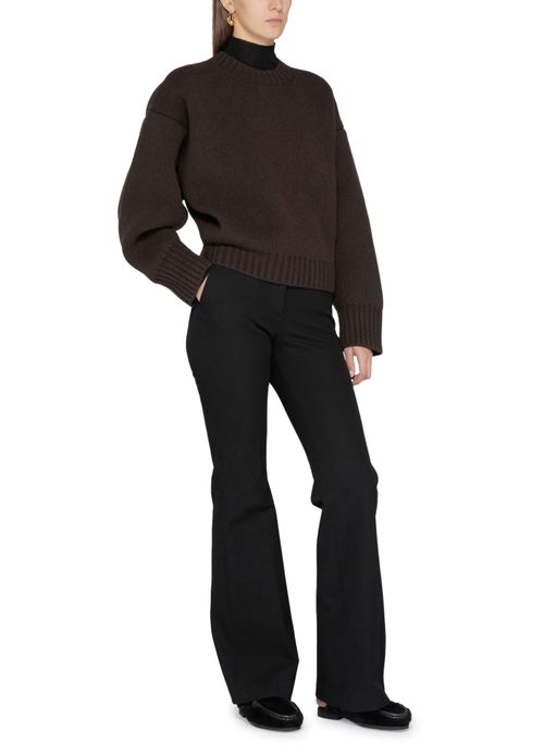 ROHE Pull en maille à encolure ras du cou