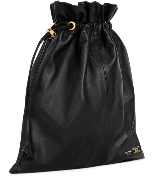 CELINE Small Crystal pouch in lambskin