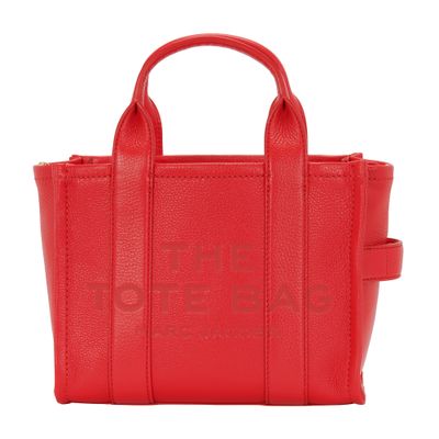 Marc Jacobs The The Mini Leather Tote Bag In True_red