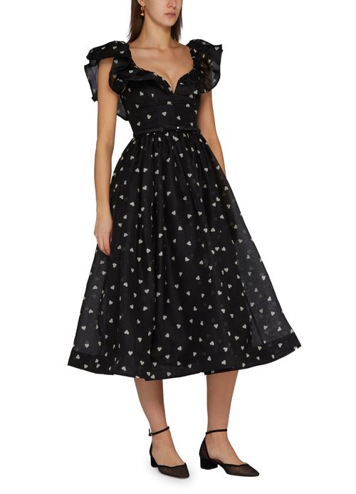 ZIMMERMANN Crush frilled midi dress