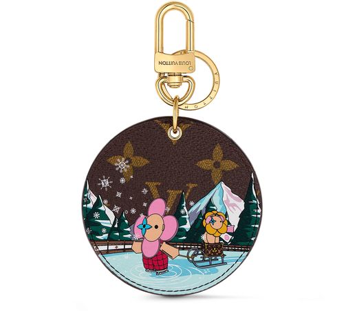 LOUIS VUITTON Illustre Ice Skate Bag Charm And Key Holder