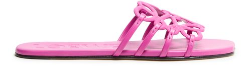 LOEWE Petal Anagram slide in soft calfskin