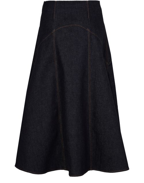 JACQUEMUS The De-Nîmes triangle skirt