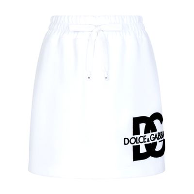 Dolce & Gabbana Women's White Jersey Miniskirt Size 38