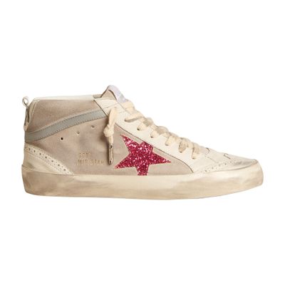 Golden Goose Mid Star Sneakers In White