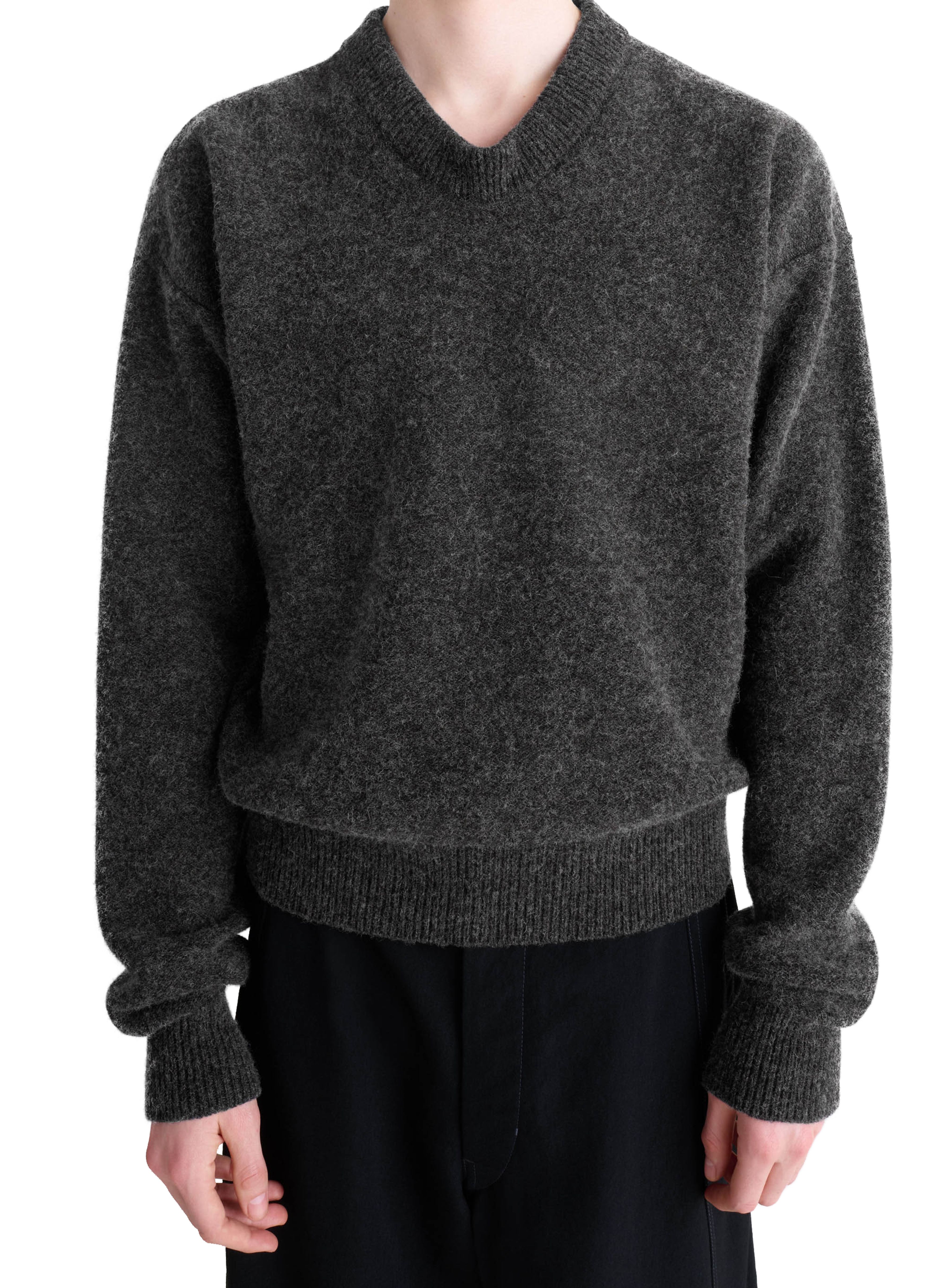 Boxy V-neck sweater thumbnail 3