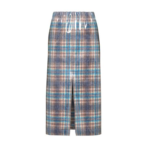 MAISON MARGIELA PENDLETON LACQUER SKIRT