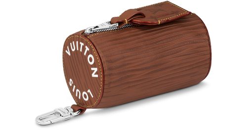 LOUIS VUITTON Soft Polochon Pouch Key Holder and Bag Charm