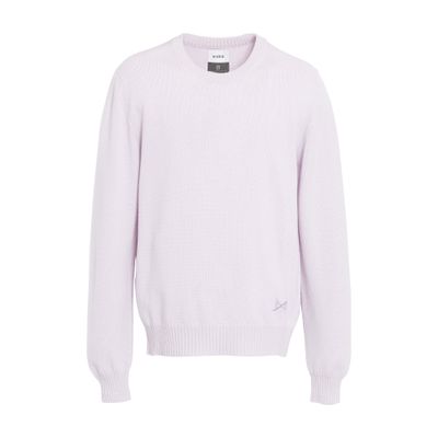 BARRIE B LABEL ROUND-NECK CASHMERE JUMPER