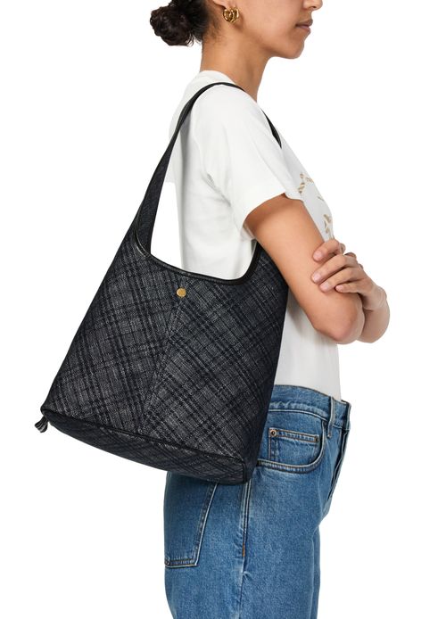 BURBERRY  Check small shoulder bag