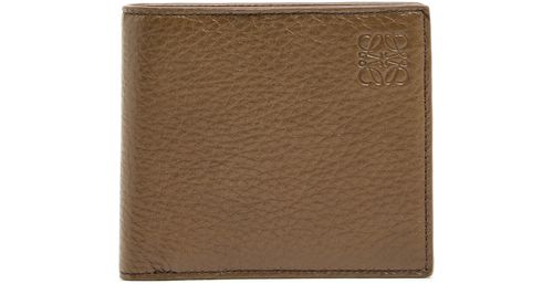 LOEWE Two-compartment wallet in supple grained calf leather.