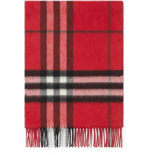 BURBERRY Check Cashmere Scarf