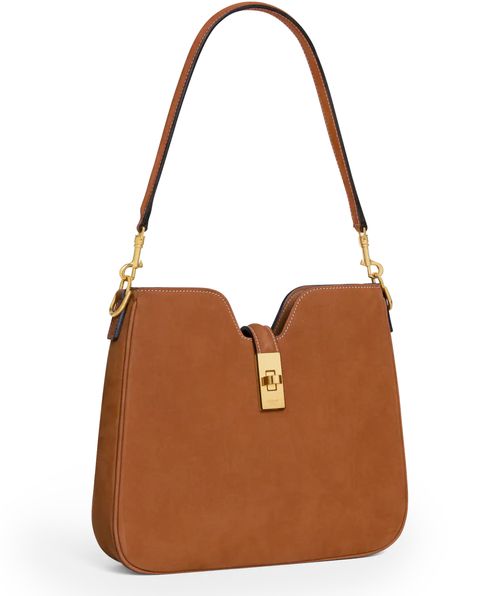 CELINE Small Camille 16 soft bag in nubuck calfskin
