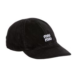 miu miu ベルベットキャップ 黒 楽天市場】MiuMiu ミュウミュウ Velvet Baseball Cap ベース