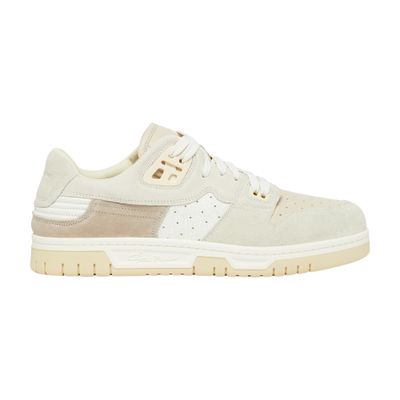 Acne Studios Beige Low Top Sneakers In Off-white